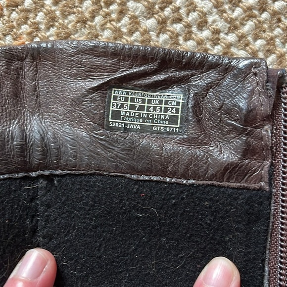 Keen Silverton Java Ladies Brown Boots Size 7 - Picture 10 of 13